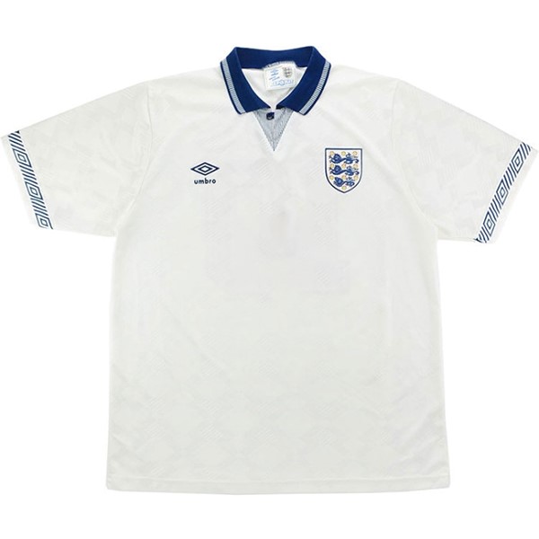 Authentic Camiseta Inglaterra 1ª Retro 1990 Blanco